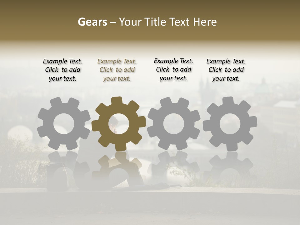 Solitude Bridge Sullen PowerPoint Template