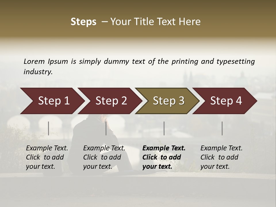 Solitude Bridge Sullen PowerPoint Template