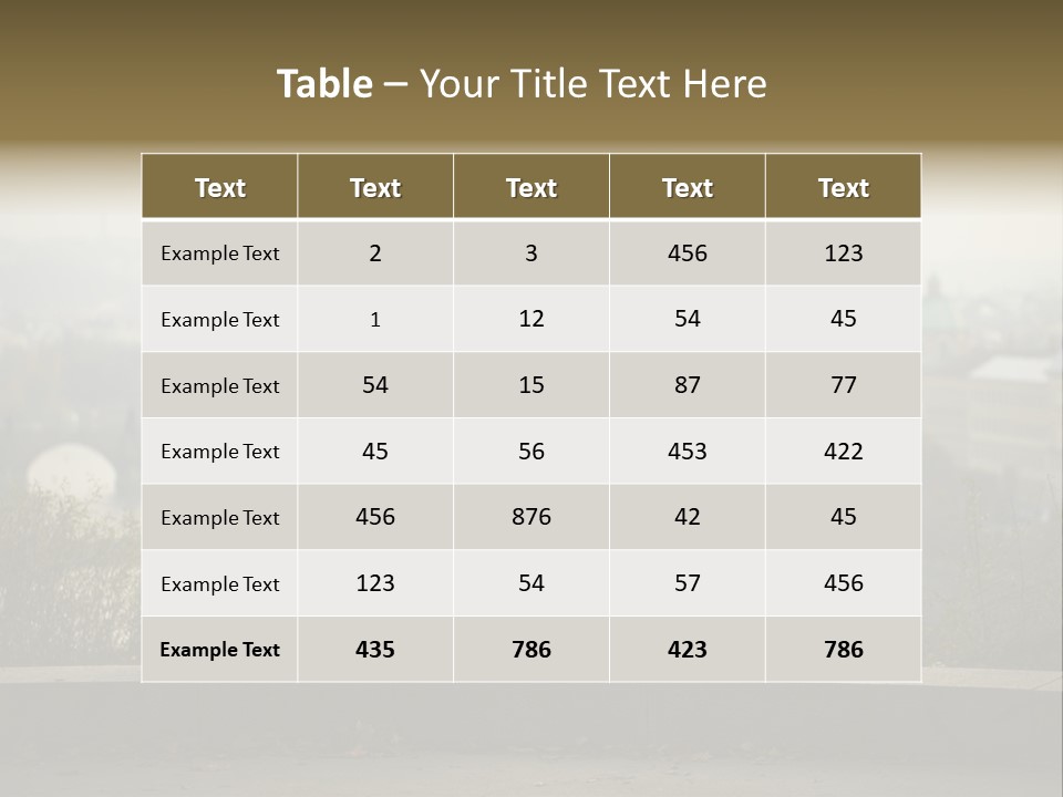 Solitude Bridge Sullen PowerPoint Template