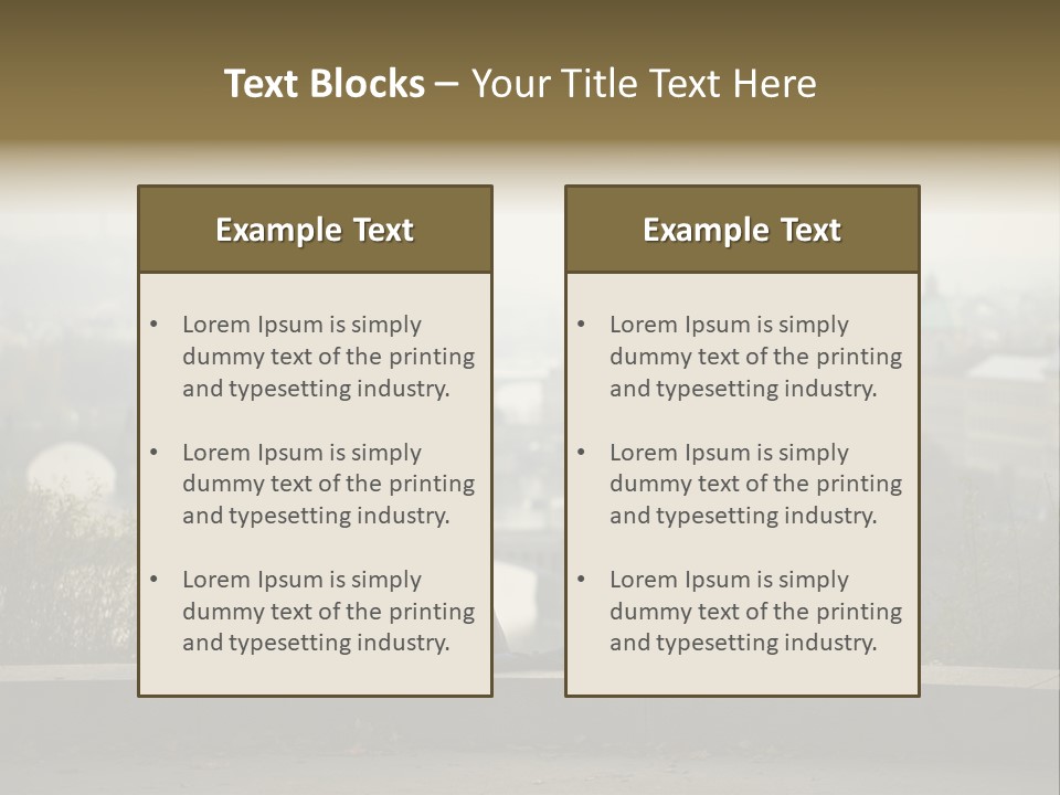Solitude Bridge Sullen PowerPoint Template