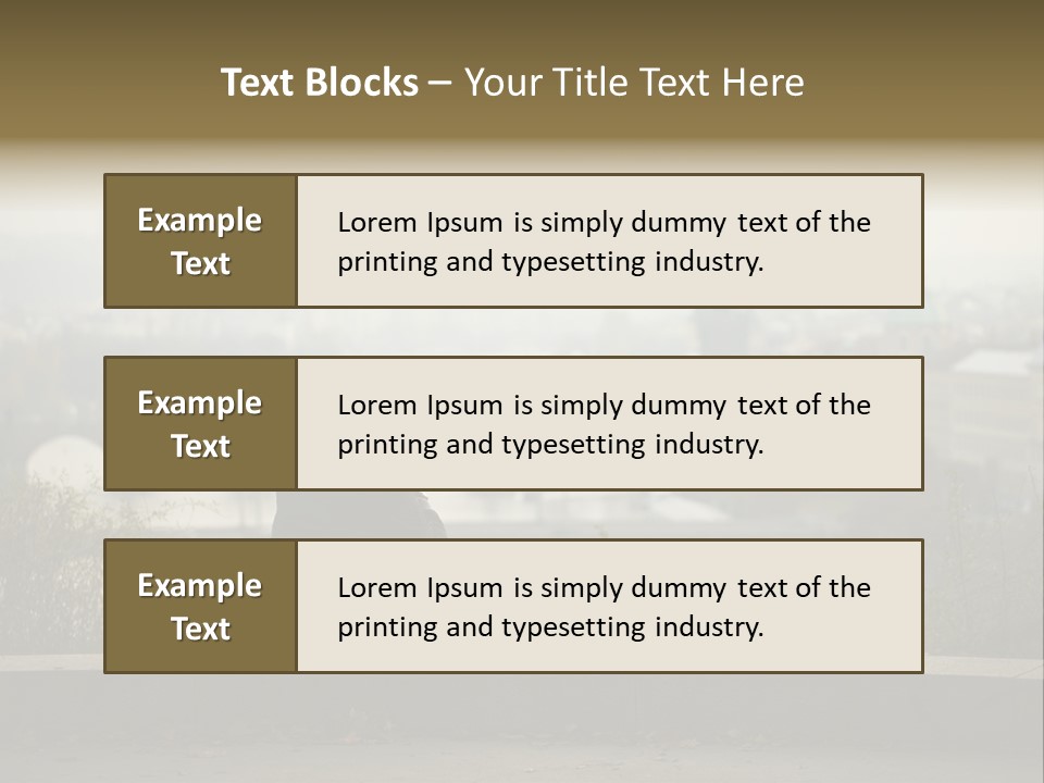 Solitude Bridge Sullen PowerPoint Template