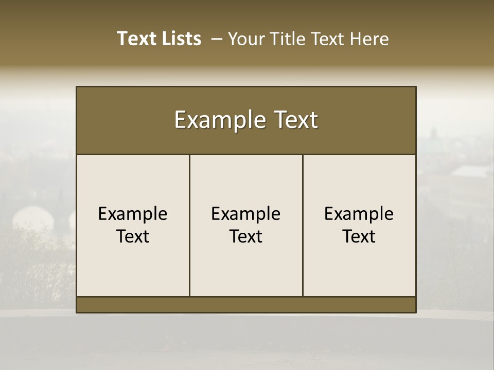 Solitude Bridge Sullen PowerPoint Template