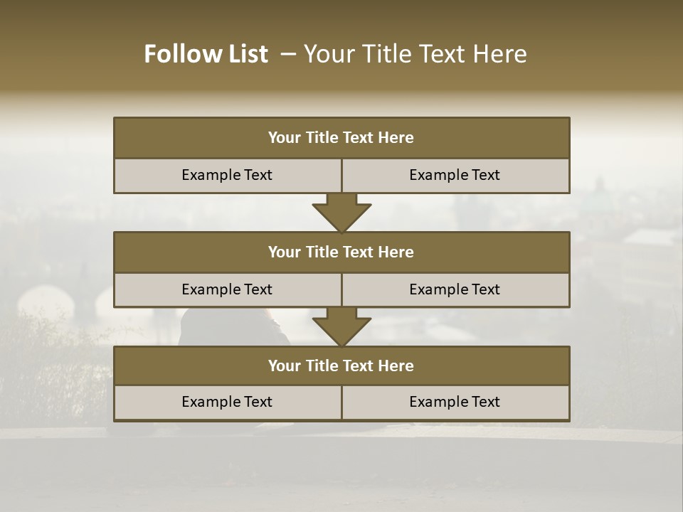 Solitude Bridge Sullen PowerPoint Template