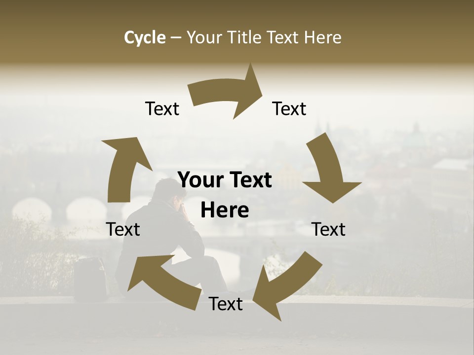 Solitude Bridge Sullen PowerPoint Template