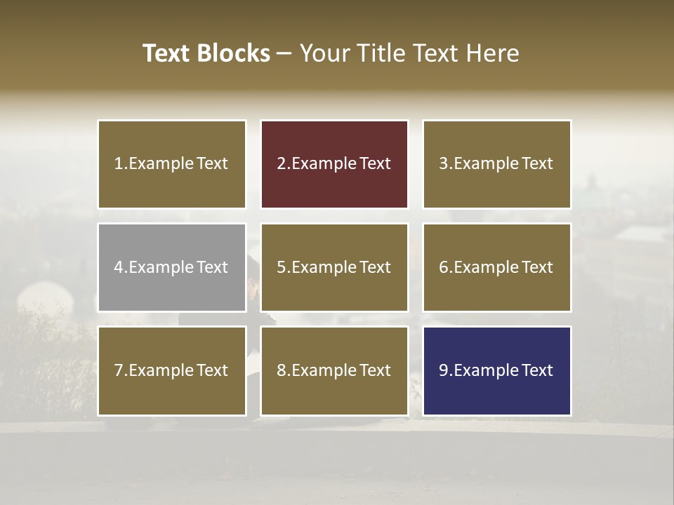 Solitude Bridge Sullen PowerPoint Template