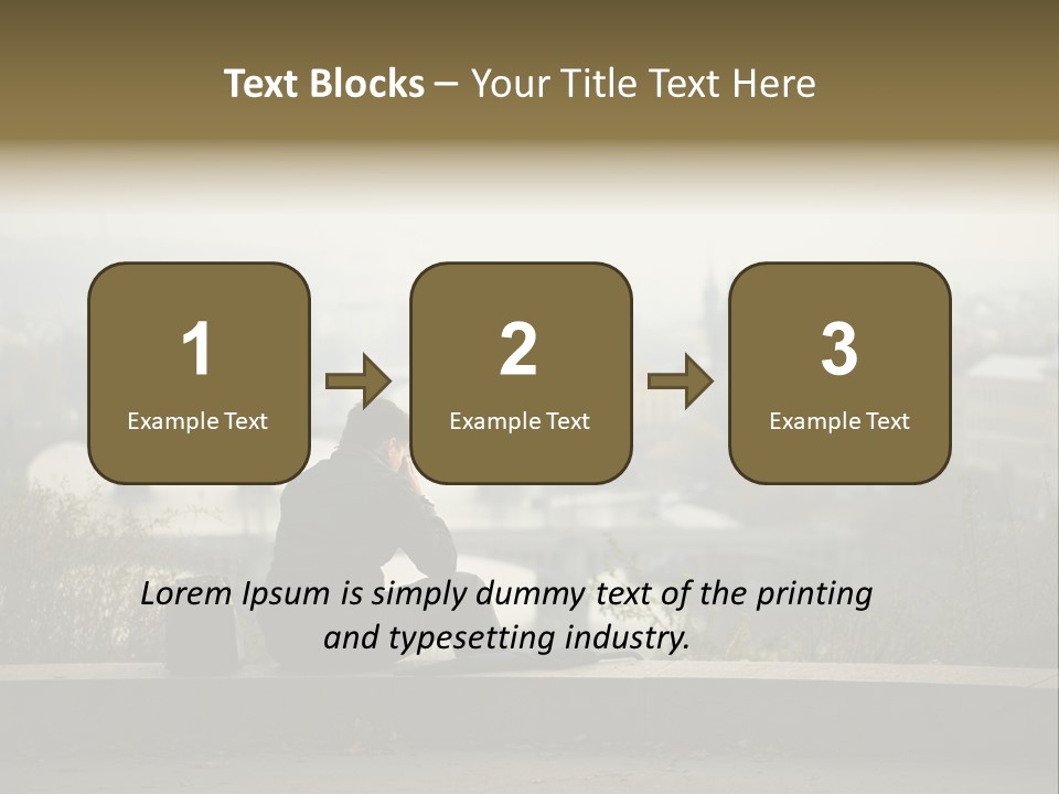 Solitude Bridge Sullen PowerPoint Template