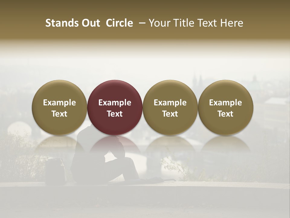 Solitude Bridge Sullen PowerPoint Template