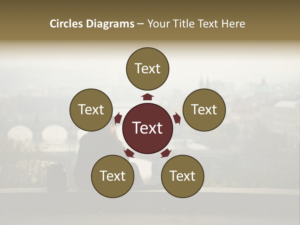 Solitude Bridge Sullen PowerPoint Template