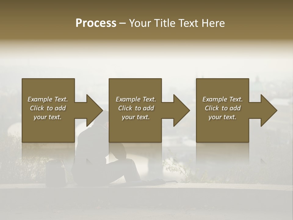 Solitude Bridge Sullen PowerPoint Template