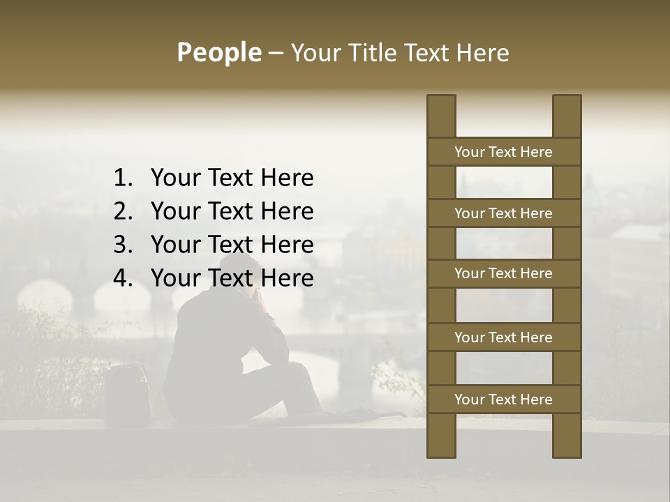 Solitude Bridge Sullen PowerPoint Template