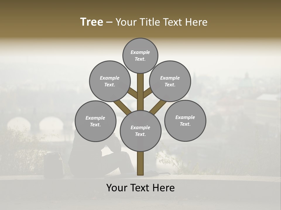 Solitude Bridge Sullen PowerPoint Template