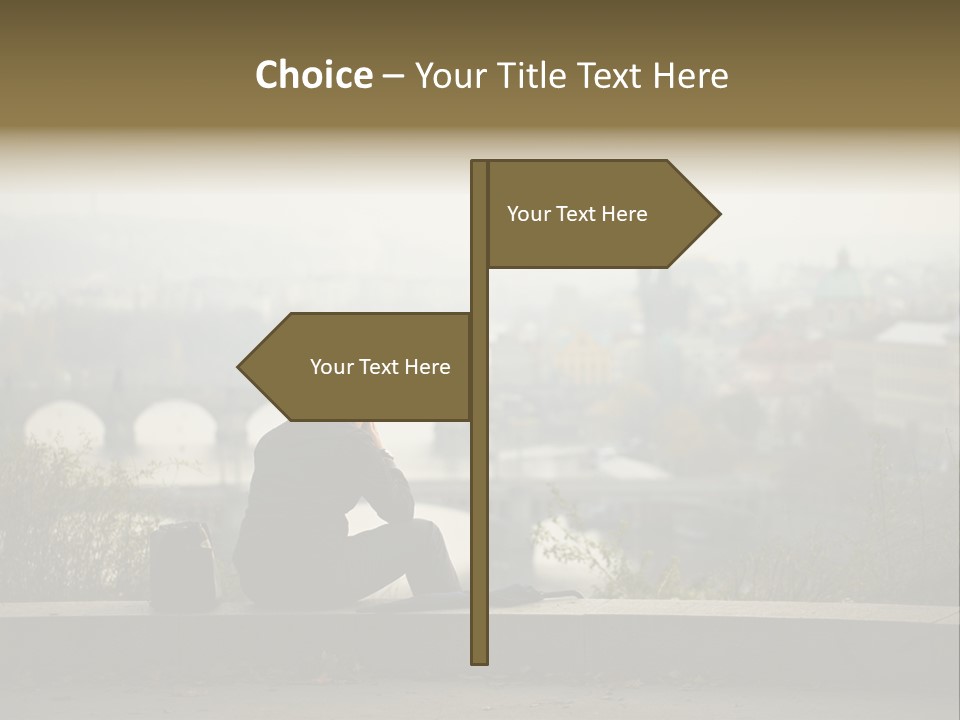 Solitude Bridge Sullen PowerPoint Template