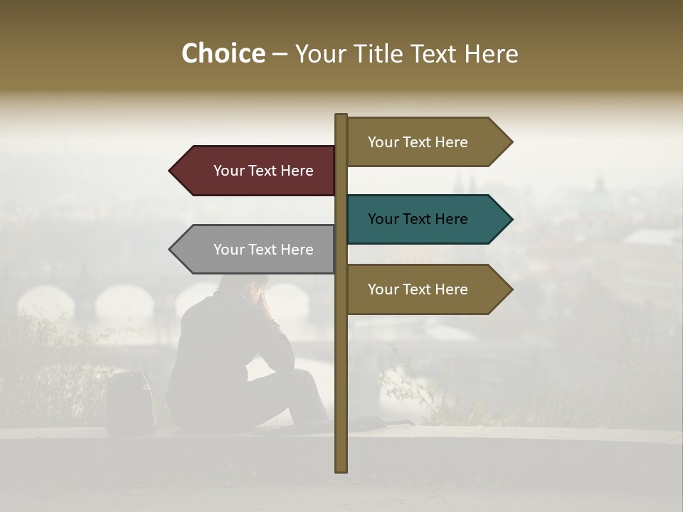 Solitude Bridge Sullen PowerPoint Template