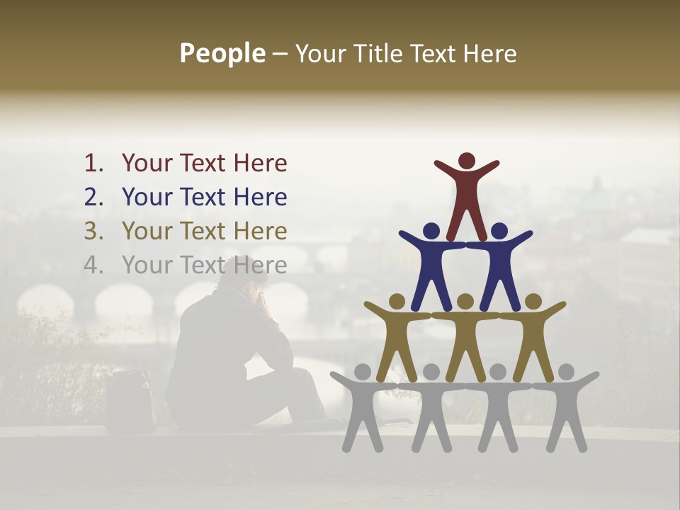 Solitude Bridge Sullen PowerPoint Template