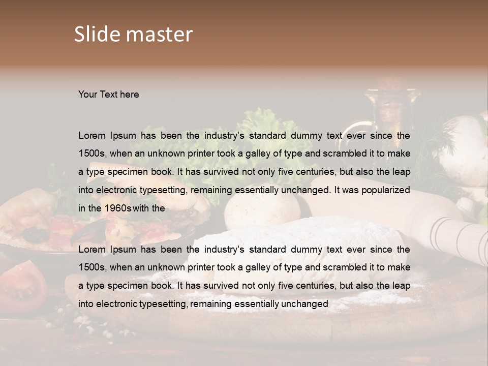 Slice Round Bakery PowerPoint Template