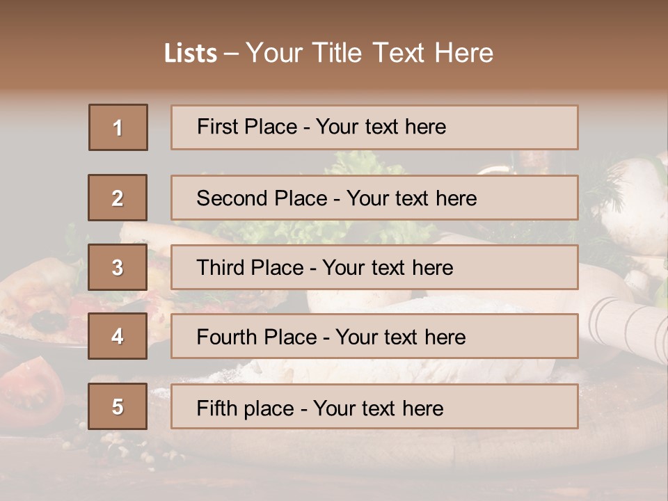 Slice Round Bakery PowerPoint Template