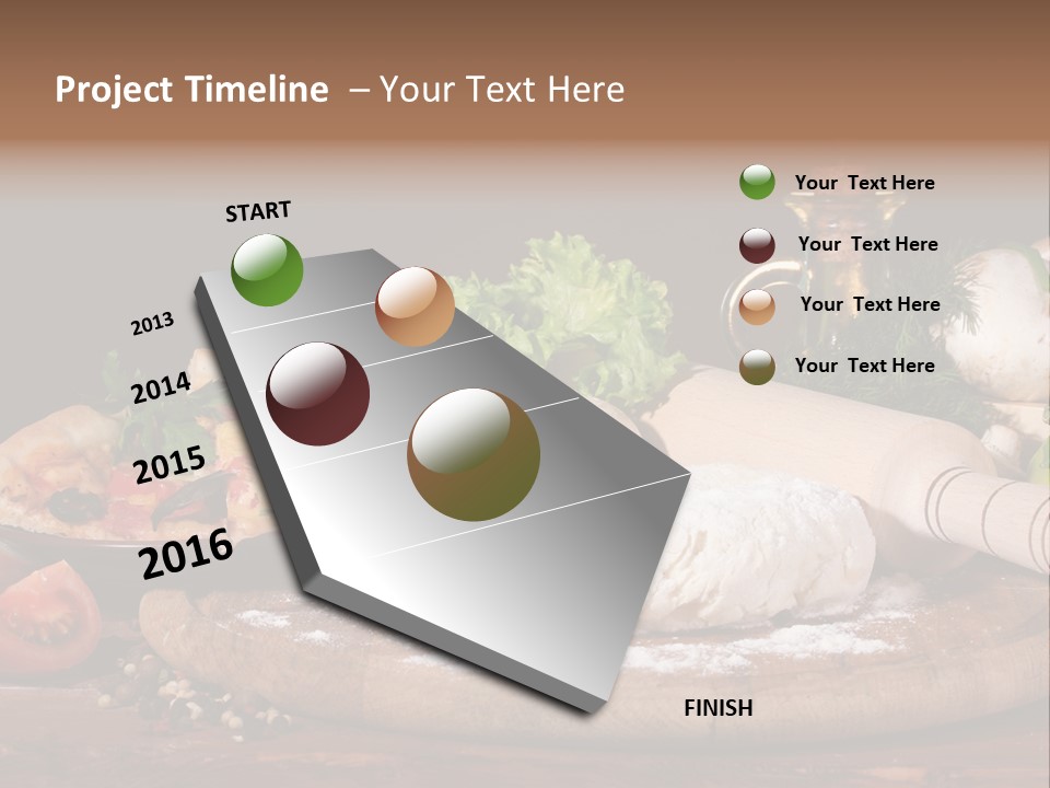 Slice Round Bakery PowerPoint Template