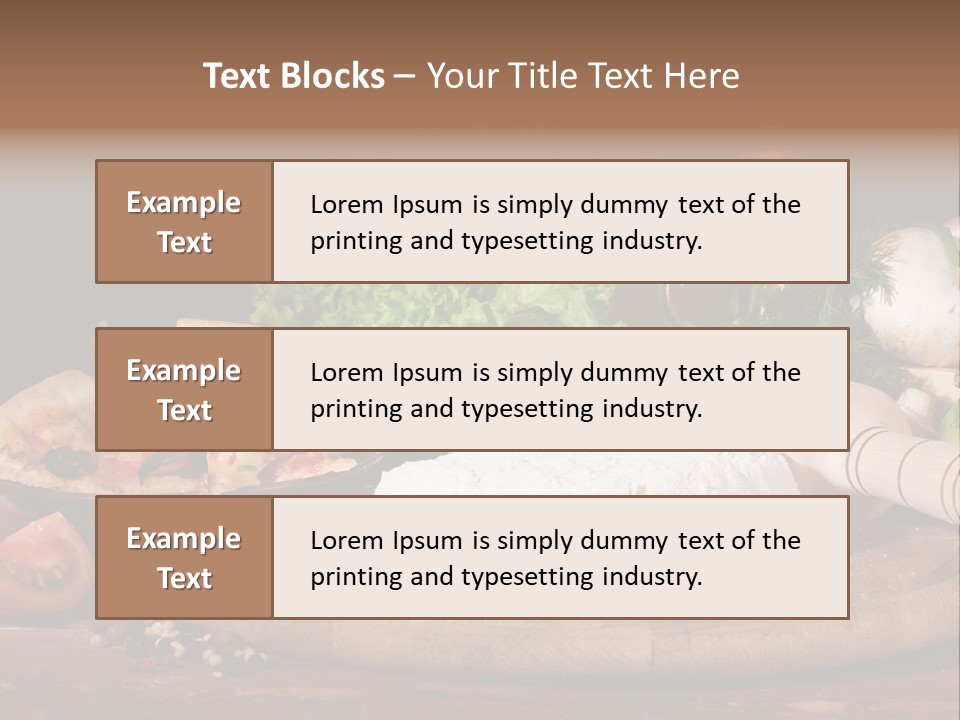 Slice Round Bakery PowerPoint Template