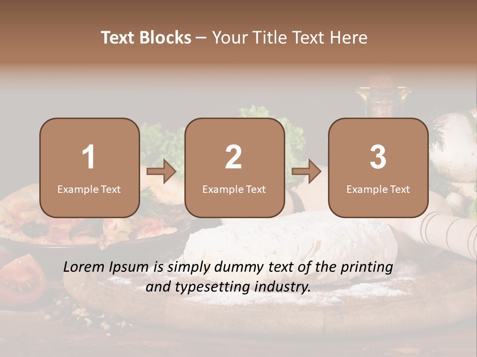 Slice Round Bakery PowerPoint Template