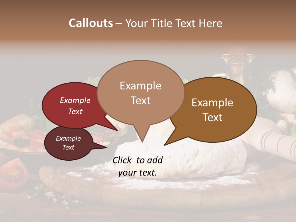 Slice Round Bakery PowerPoint Template