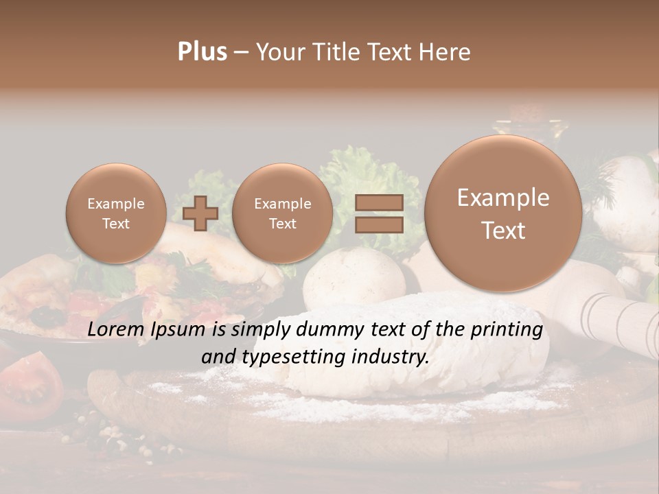 Slice Round Bakery PowerPoint Template