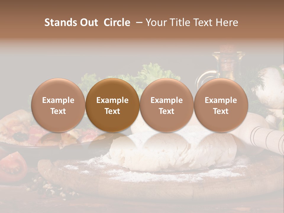 Slice Round Bakery PowerPoint Template