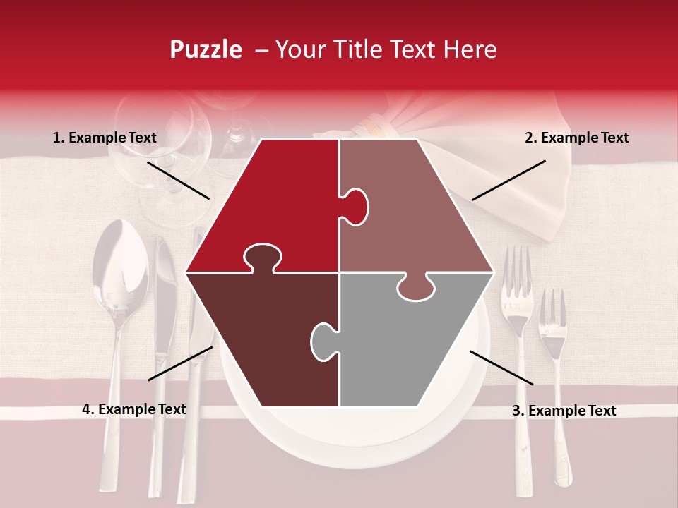 Bright Food Plate PowerPoint Template
