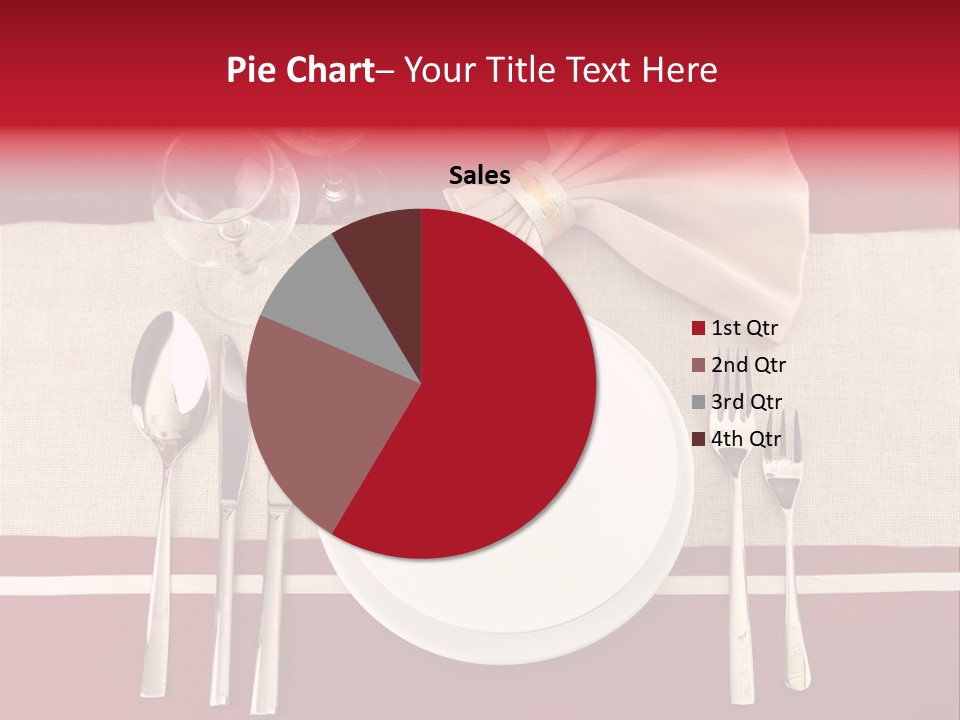 Bright Food Plate PowerPoint Template