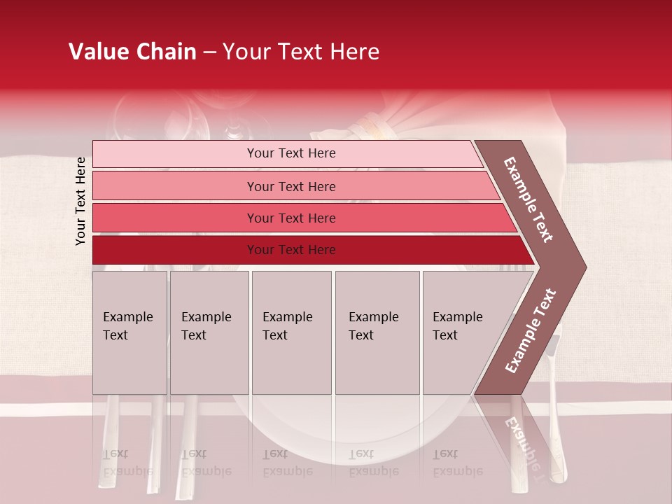 Bright Food Plate PowerPoint Template