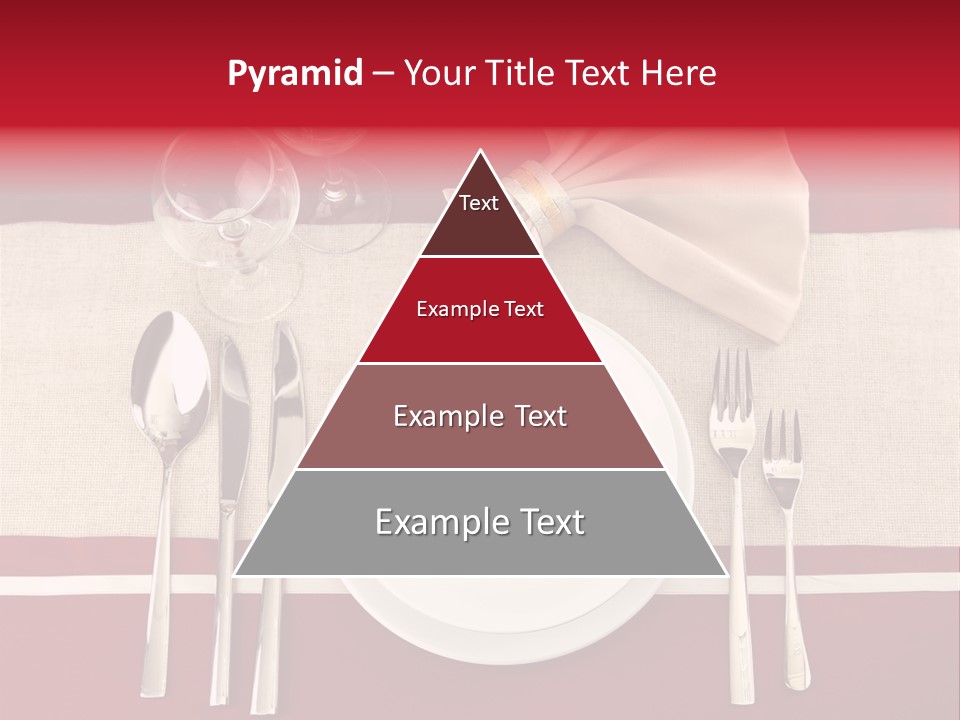 Bright Food Plate PowerPoint Template