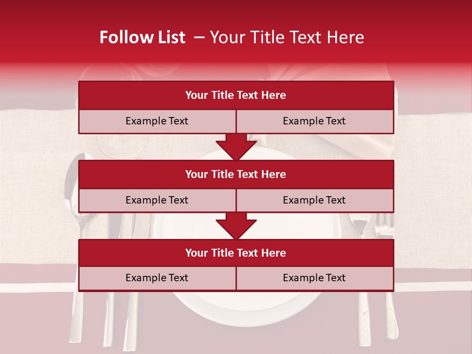 Bright Food Plate PowerPoint Template