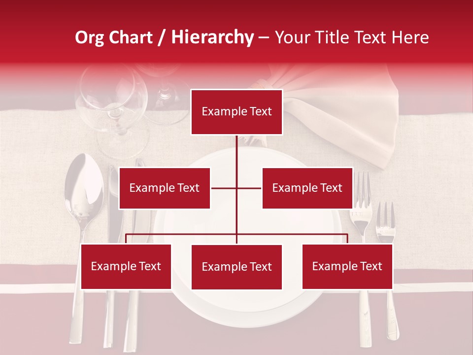 Bright Food Plate PowerPoint Template