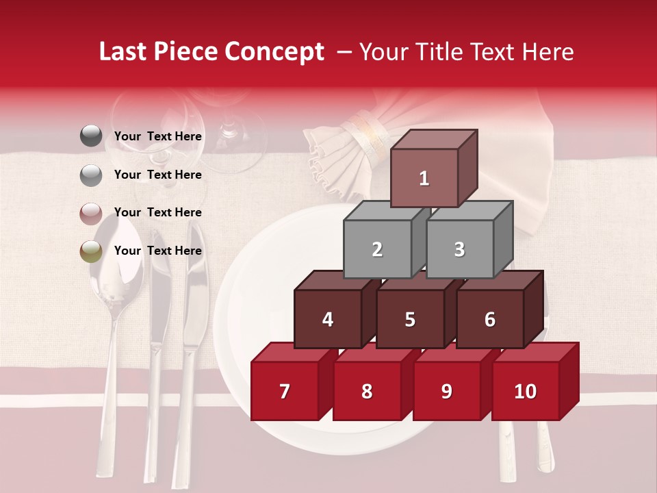 Bright Food Plate PowerPoint Template