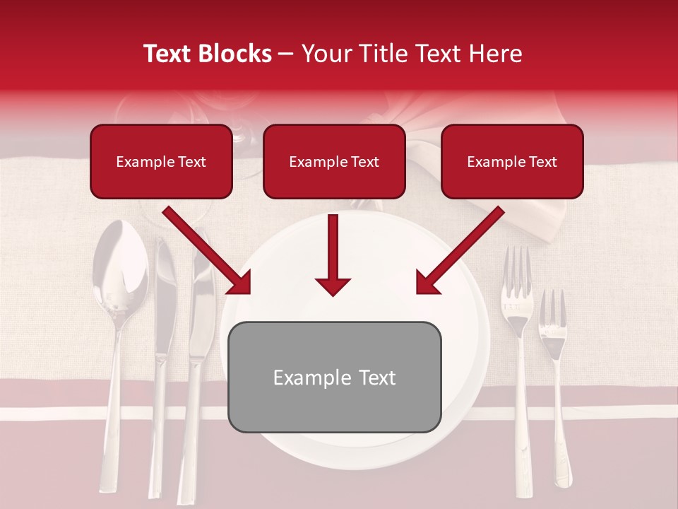 Bright Food Plate PowerPoint Template