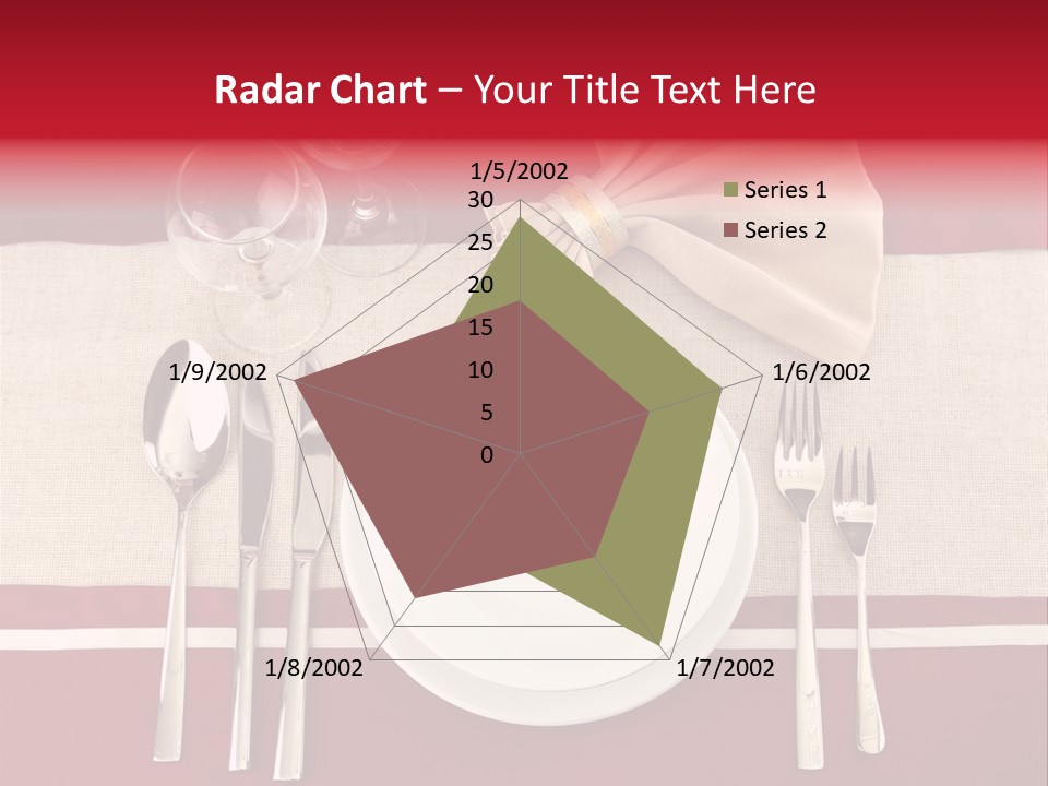 Bright Food Plate PowerPoint Template