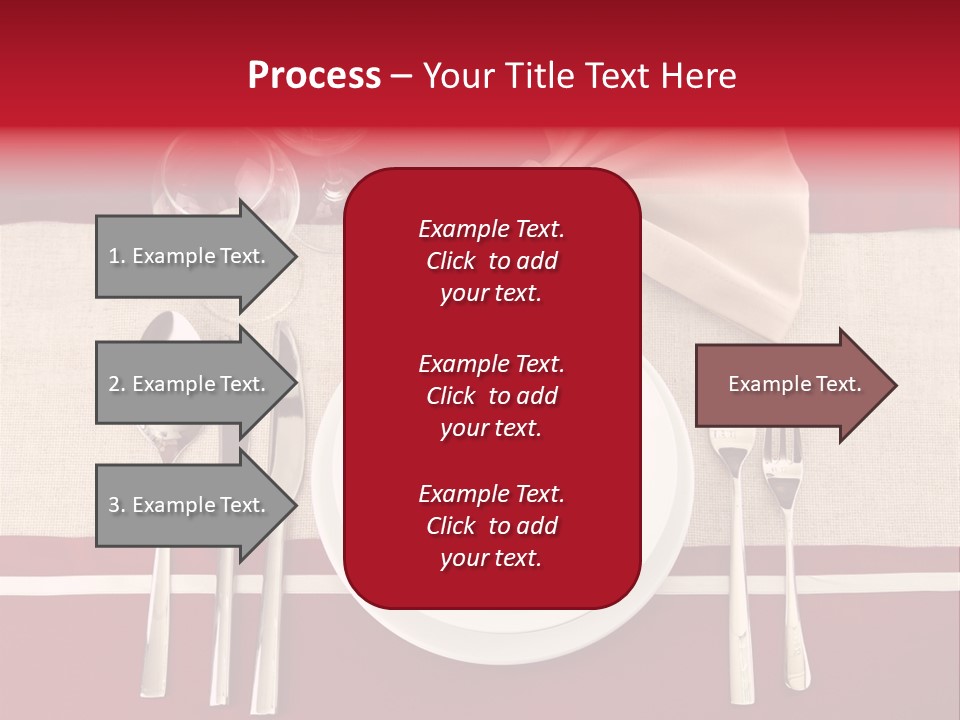 Bright Food Plate PowerPoint Template