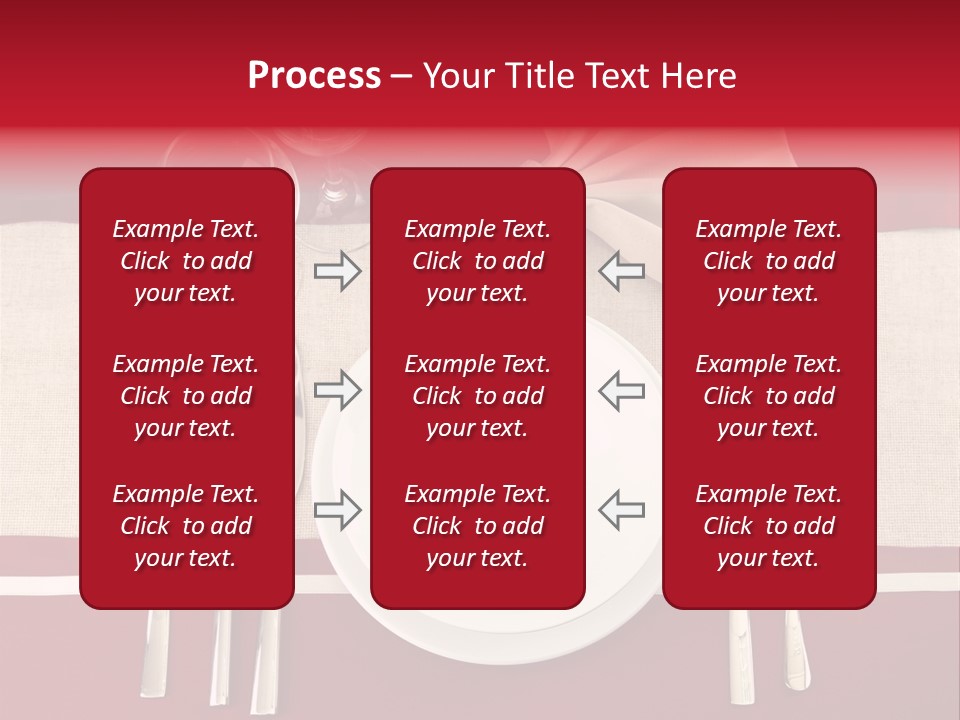 Bright Food Plate PowerPoint Template