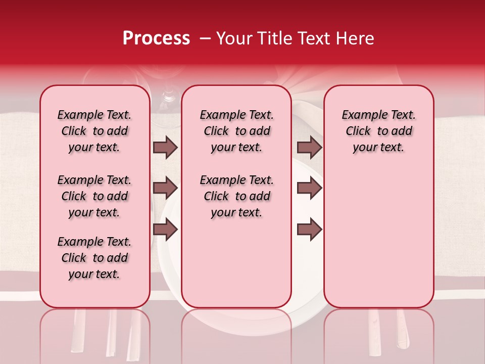 Bright Food Plate PowerPoint Template