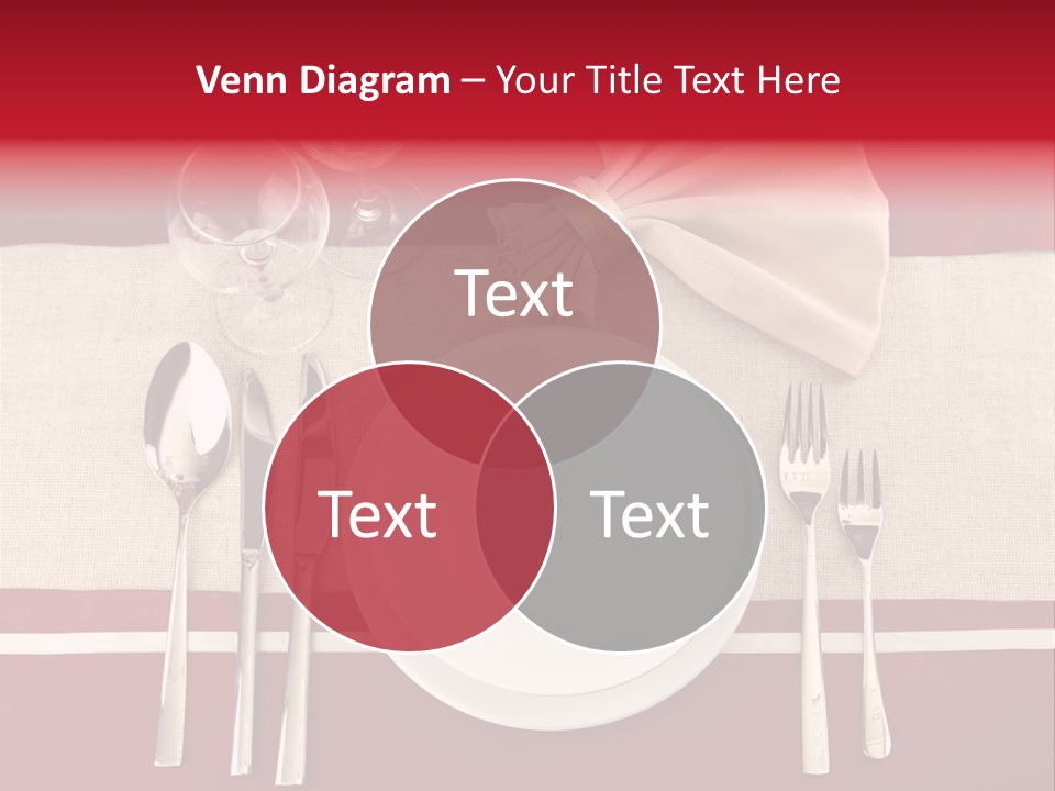 Bright Food Plate PowerPoint Template