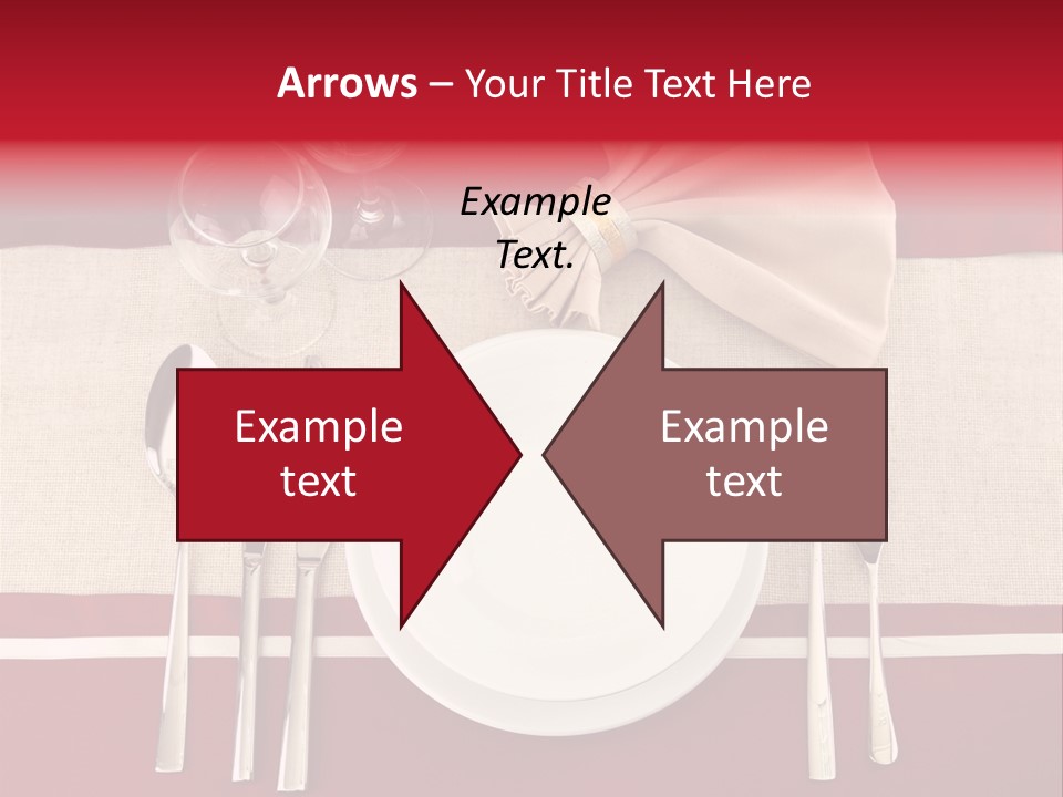 Bright Food Plate PowerPoint Template