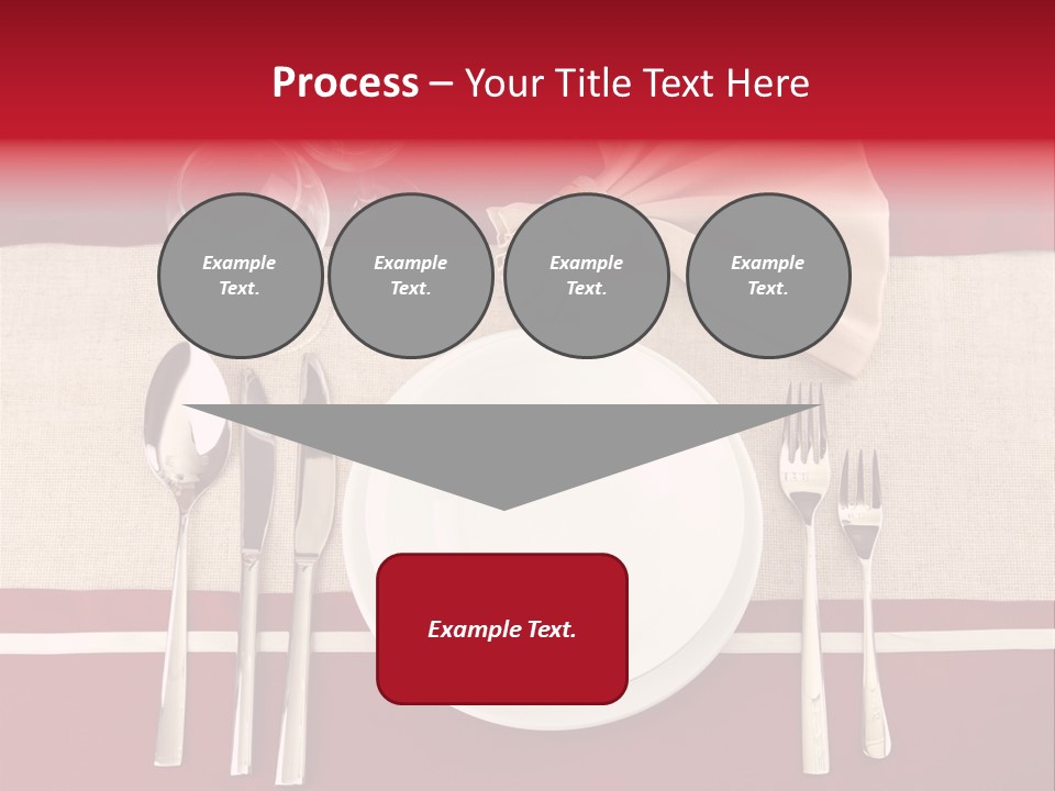Bright Food Plate PowerPoint Template