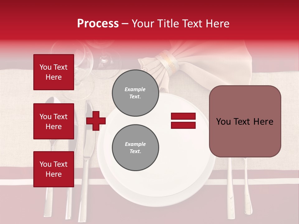 Bright Food Plate PowerPoint Template