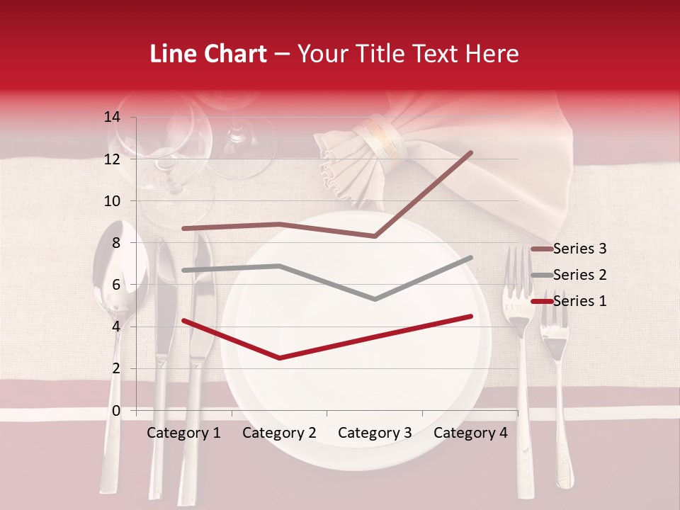 Bright Food Plate PowerPoint Template
