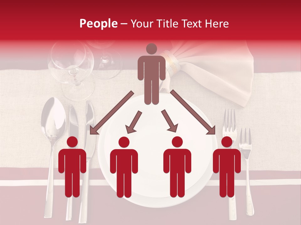 Bright Food Plate PowerPoint Template