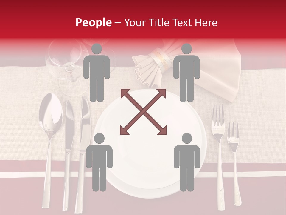 Bright Food Plate PowerPoint Template