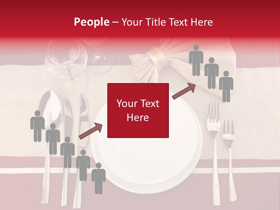 Bright Food Plate PowerPoint Template