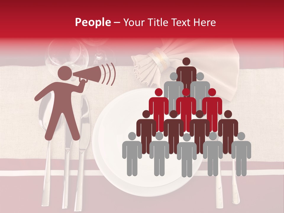 Bright Food Plate PowerPoint Template