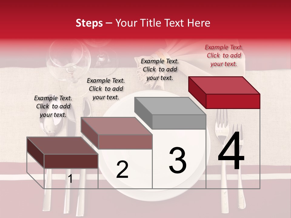 Bright Food Plate PowerPoint Template