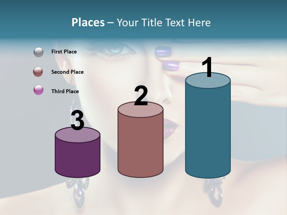 Portrait Nail Polish Gloss PowerPoint Template