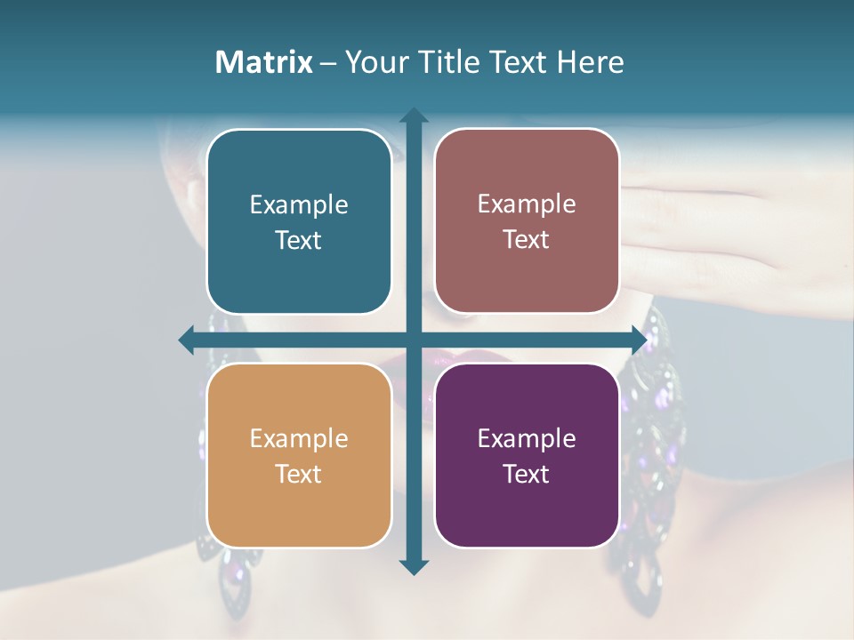 Portrait Nail Polish Gloss PowerPoint Template